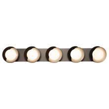 Hubbardton Forge - Canada 201379-SKT-14-85-GG0711 - Brooklyn 5-Light Straight Double Shade Bath Sconce