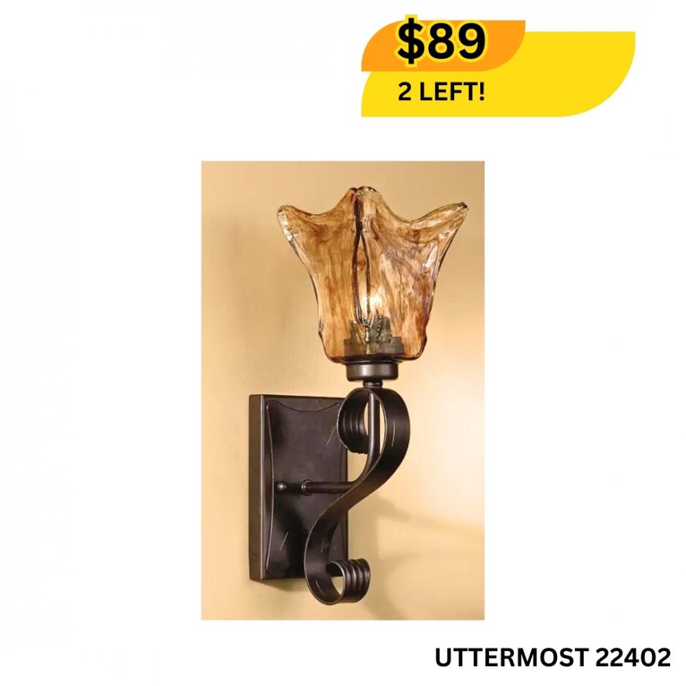 Uttermost Vetraio Glass Wall Sconce