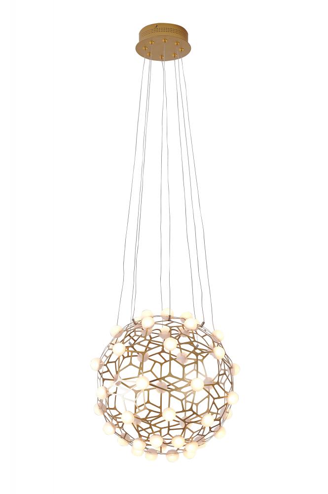 LED Chandelier Gold