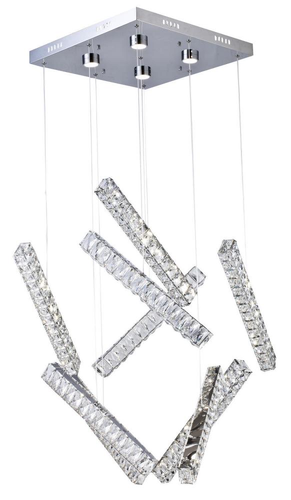 Chrome LED Chandelier