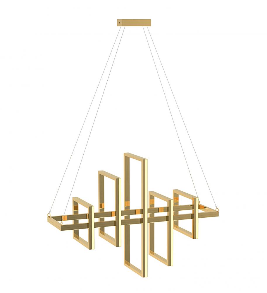 Gold LED Chandelier