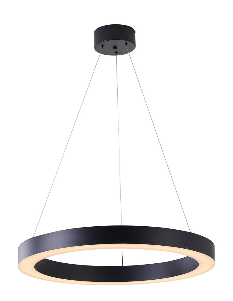 LED Chandelier Matte Black