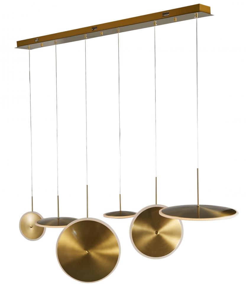 Gold LED Chandelier