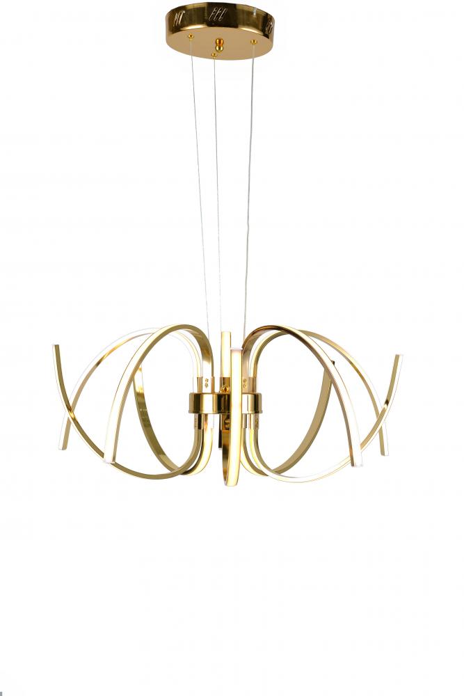 Gold LED Chandelier