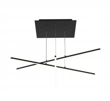 Bethel International Canada ALU04C45BLK - LED Chandelier Matte Black