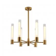 Bethel International Canada DC10C26G - Chandelier Steel & Glass
