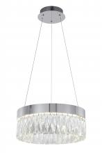 Bethel International Canada FT95C16CH - LED Chandelier Stainless Steel & Crystal