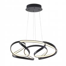 Bethel International Canada OC08C27B - LED Chandelier Matte Black